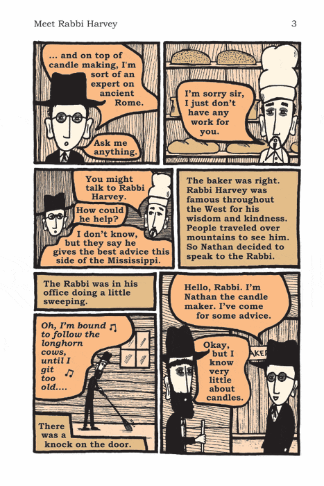 The Adventures of Rabbi Harvey: A Graphic Novel of Jewish Wisdom and Wit in the Wild West
