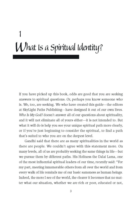 Who is My God? An Innovative Guide to Finding Your Spiritual Identity, 2nd Edition